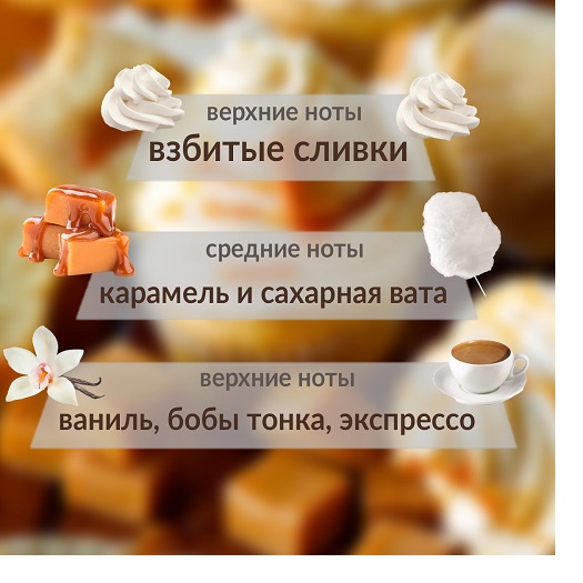Аромат ванильная карамель для ароматических свечей